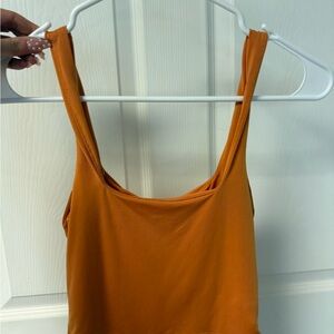 Orange Sleeveless Women's Top